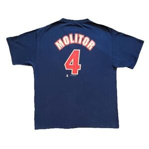 Vintage 1987 Starter Brand Minnesota Twins Paul Molitar Jersey T Men's Size XL